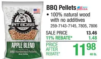 Menards BBQ Pellets offer