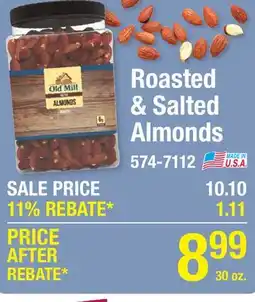Menards Roasted & Salted Almonds offer