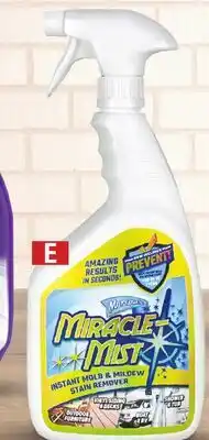 Menards Miracle Mist Mold & Mildew Stain Remover offer