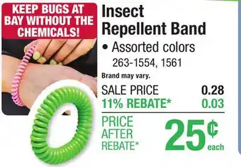 Menards Insect Repellent Band offer