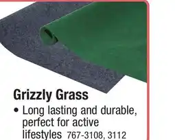 Menards Grizzly Grass offer