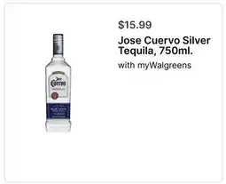 Walgreens Jose Cuervo Silver Tequila, 750ml offer