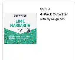 Walgreens 4-Pack Cutwater offer