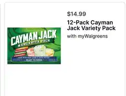 Walgreens Pack Cayman Jack Variety Pack offer
