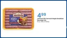 Jewel-Osco Johnsonville Vermont Maple Breakfast Sausage Link offer