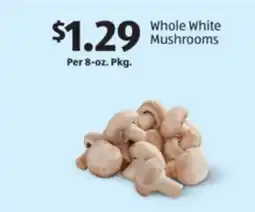 Aldi Whole White Mushrooms offer