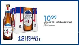 Jewel-Osco Michelob Ultra Light Beer Longneck Bottles offer