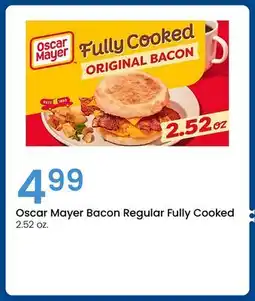 Jewel-Osco Oscar Mayer Bacon Regular Fully Cooked offer
