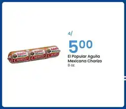 Jewel-Osco El Popular Aguila Mexicana Chorizo offer
