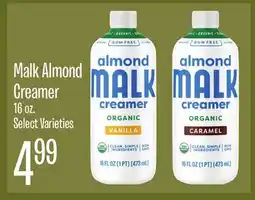 Jewel-Osco Malk Almond Creamer offer