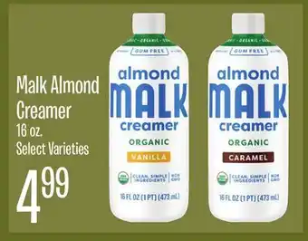 Jewel-Osco Malk Almond Creamer offer