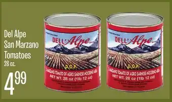 Jewel-Osco Del Alpe San Marzano Tomatoes offer