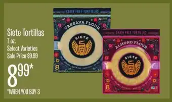 Jewel-Osco Siete Tortillas offer