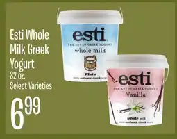 Jewel-Osco Esti Whole Milk Greek Yogurt offer