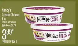 Jewel-Osco Nancy's Cream Cheese offer