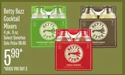 Jewel-Osco Betty Buzz Cocktail Mixers offer