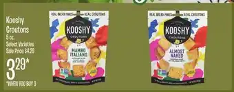 Jewel-Osco Kooshy Croutons offer