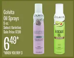 Jewel-Osco Colavita Oil Sprays offer