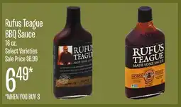 Jewel-Osco Rufus Teague BBQ Sauce offer