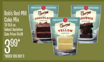 Jewel-Osco Bob's Red Mill Cake Mix offer
