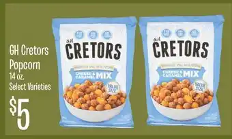 Jewel-Osco GH Cretors Popcorn offer