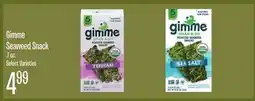 Jewel-Osco Gimme Seaweed Snack offer