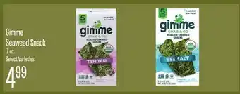 Jewel-Osco Gimme Seaweed Snack offer