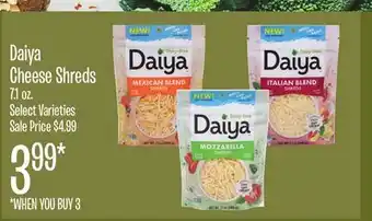 Jewel-Osco Daiya Cheese Shreds offer
