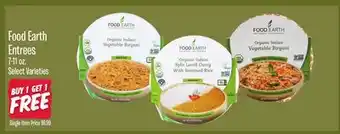 Jewel-Osco Food Earth Entrees offer