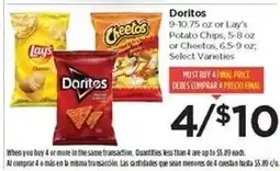 Food 4 Less Doritos, Lay's Potato Chips, Cheetos offer