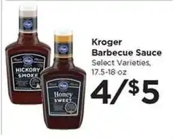 Food 4 Less Kroger Barbecue Sauce offer