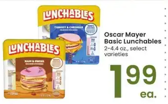 Albertsons Oscar Mayer Basic Lunchables - 2-4.4 oz., select varieties offer