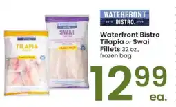 Albertsons Waterfront Bistro Tilapia or Swai Fillets - 32 oz., frozen bag offer