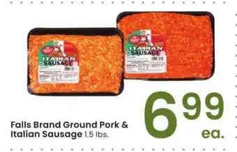 Albertsons Falls Brand Ground Pork & Italian Sausage - 1.5 lbs offer