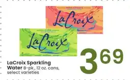 Albertsons LaCroix Sparkling Water* - 8 - pk., 12 oz. cans, select varieties offer