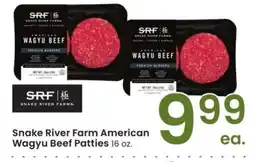 Albertsons Snake River Farm American Wagyu Beef Patties - 16 oz offer