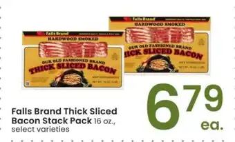 Albertsons Falls Brand Thick Sliced Bacon Stack Pack - 16 oz., select varieties offer