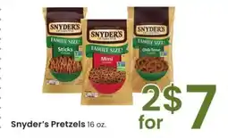 Albertsons Snyder's Pretzels - 16 oz offer