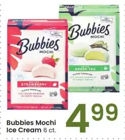 Albertsons Bubbies Mochi Ice Cream - 6 ct offer