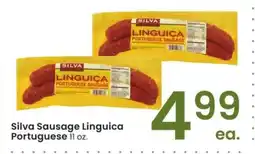Albertsons Silva Sausage Linguica Portuguese - 11 oz offer