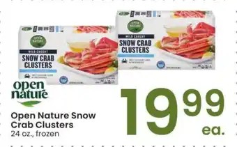 Albertsons Open Nature Snow Crab Clusters - 24 oz., frozen offer