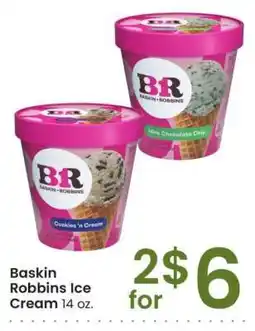 Albertsons Baskin Robbins Ice Cream - 14 oz offer