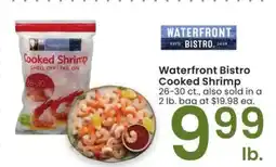 Albertsons WATERFRONT BISTRO COOKED SHRIMP - 26-30 ct., also sold in a 2 lb. bag at $19.98 ea offer
