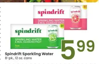 Albertsons Spindrift Sparkling Water - 8 - pk., 12 oz. cans offer