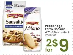 Albertsons Pepperidge Farm Cookies - 4.75-8.6 oz., select varieties offer