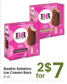 Albertsons Baskin Robbins Ice Cream Bars - 4 ct offer