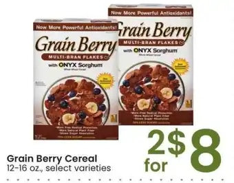 Albertsons Grain Berry Cereal - 12-16 oz., select varieties offer