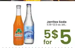 Albertsons Jarritos Soda* - 11.16-12.5 oz. btl offer