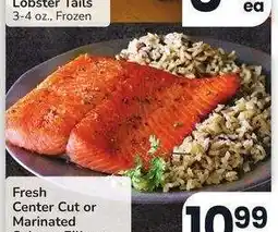 Albertsons Fresh Center Cut or Marinated Salmon Fillets - Farm Raised Atlantic offer