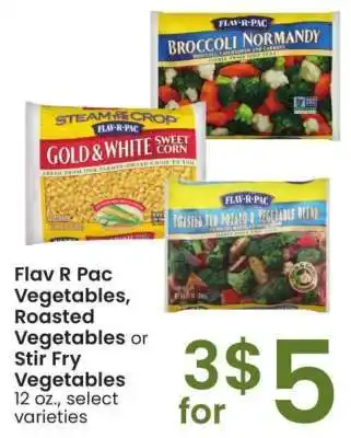 Albertsons Flav-R-Pac Vegetables, Roasted Vegetables or Stir Fry Vegetables - 12 oz., select varieties offer